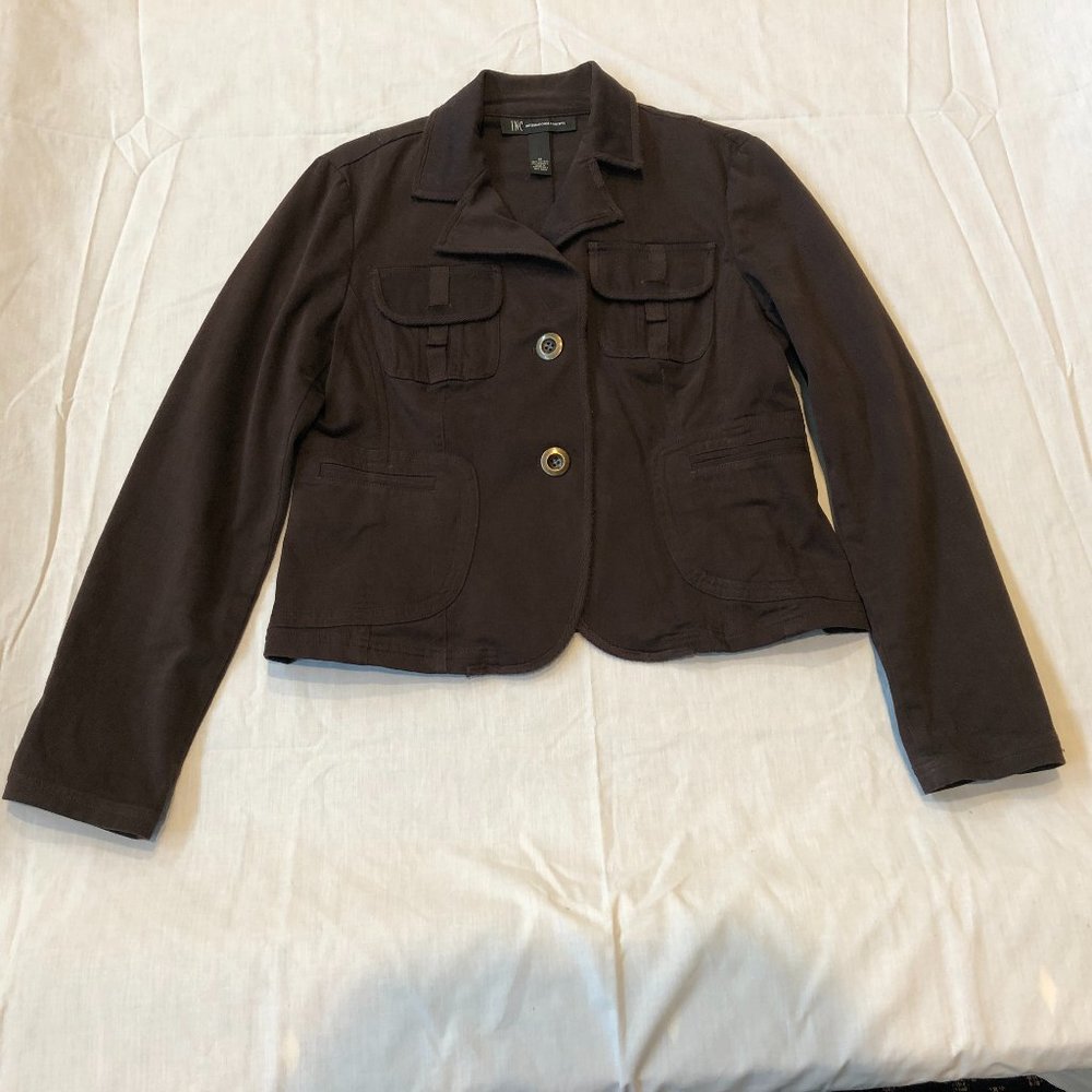 INC Brown Jacket Size Medium